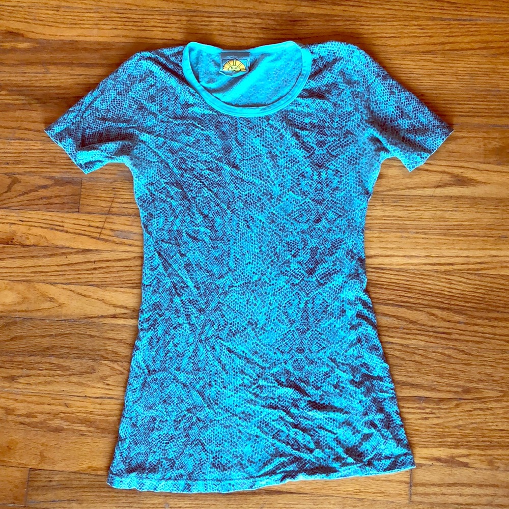 C&C California Blue Snakeskin T-shirt